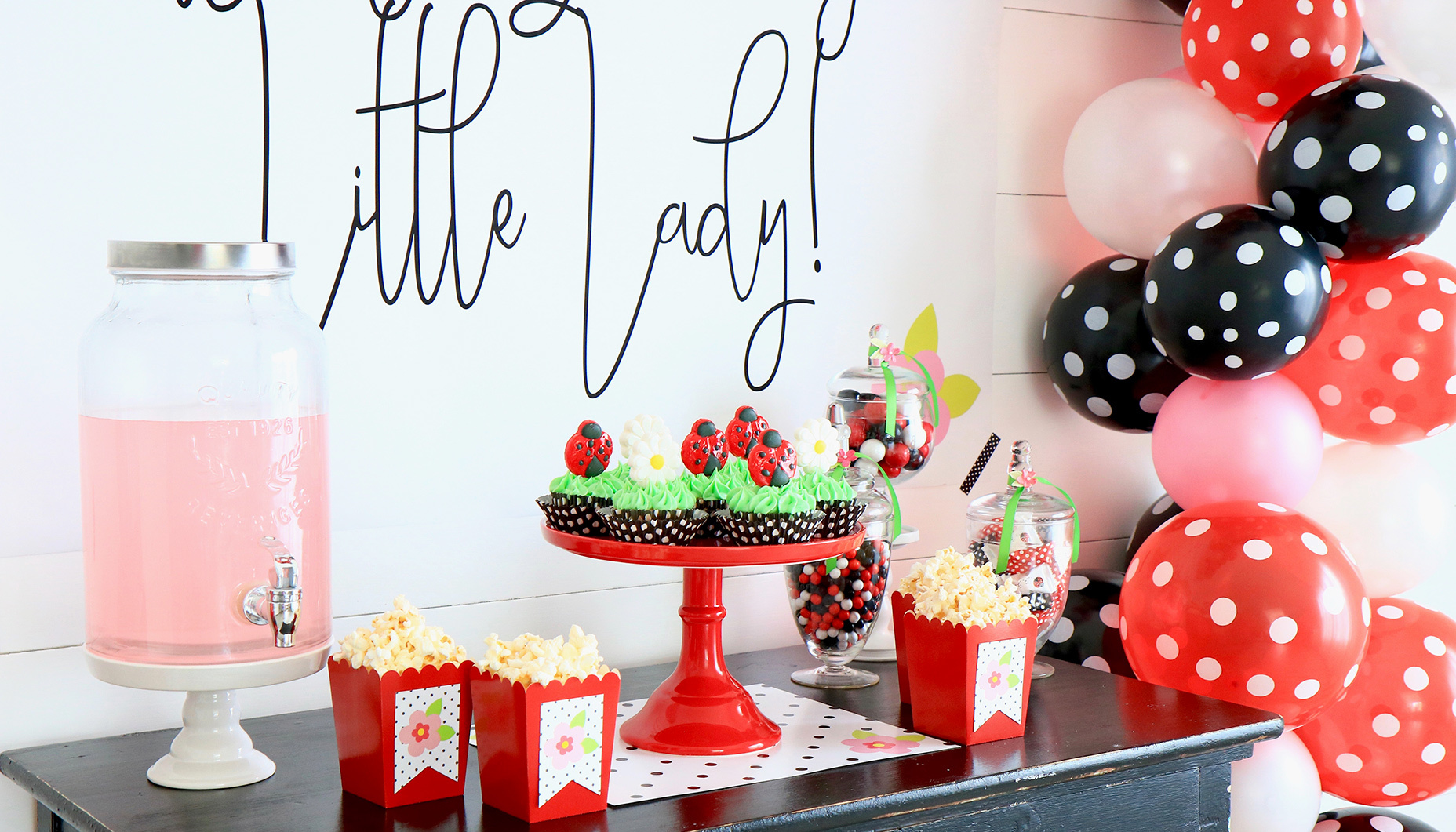 polka dots party theme