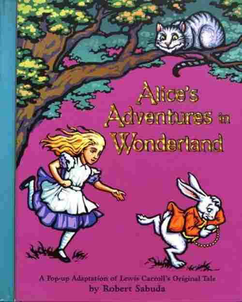 alice in wonderland pop up book cover