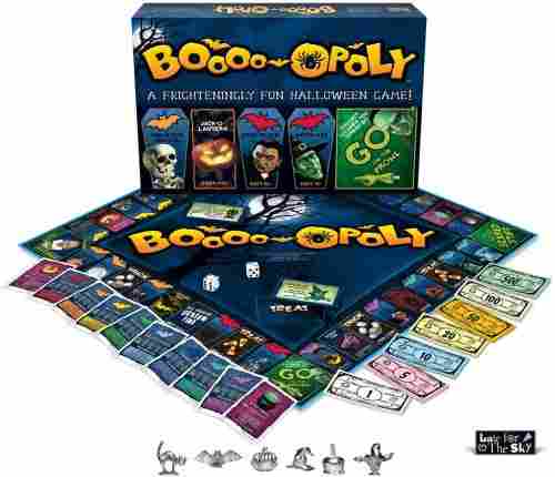 boooo-opoly halloween game set