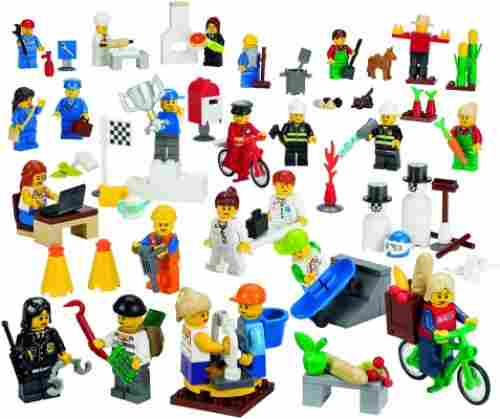 lego minifigures education community set pieces