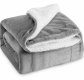 Sherpa Throw Silver Grey