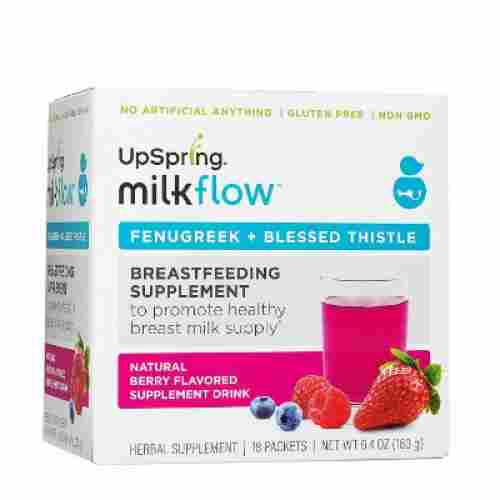 upspring berry mix fenugreek supplements milk flow