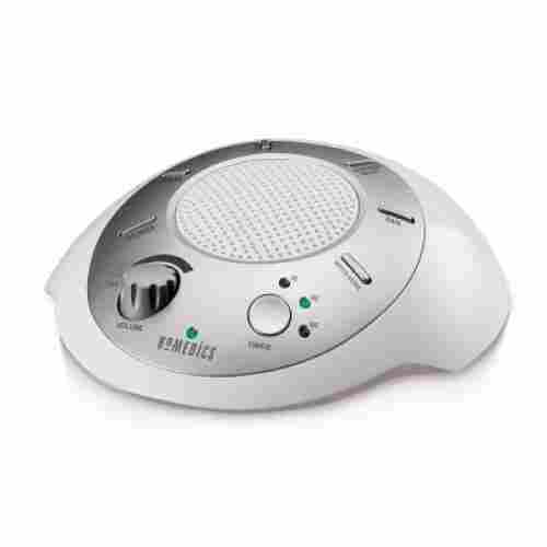 homedics portable white noise sleep sound machines display