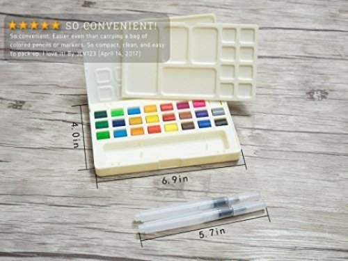 umiko 20 cold-pressed watercolor paint compact