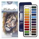 mozArt supplies essential watercolor paint set