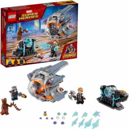 marvel lego set avengers inifinty war thor's weapon quest pieces