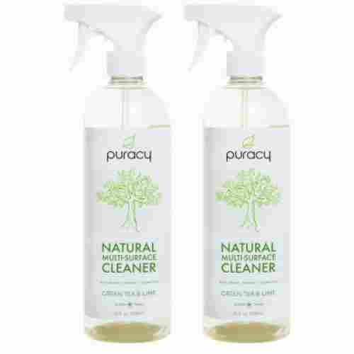 puracy natural cleaning product bottles