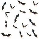 3D scary bats wall stickers halloween decorations design