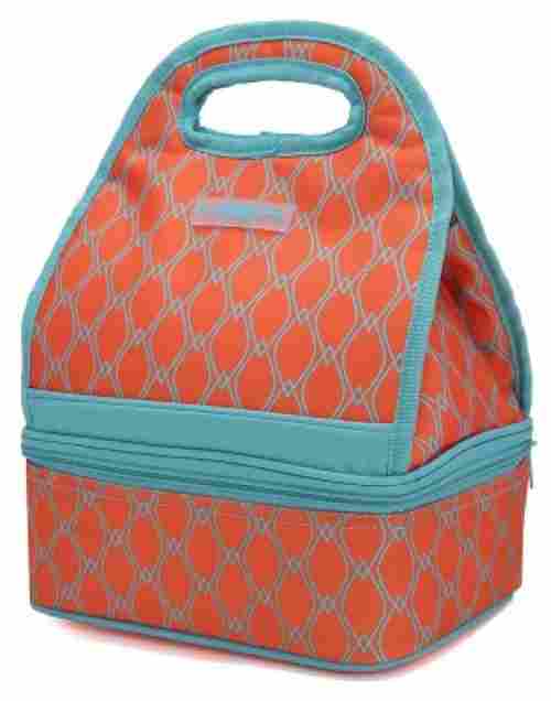 MIER Dual Compartment Insulated Lunch Box