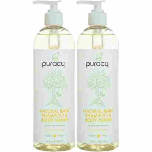 puracy natural tear-free 2 pack baby wash for eczema display