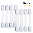 skyla homes 8 pack child safety locks white