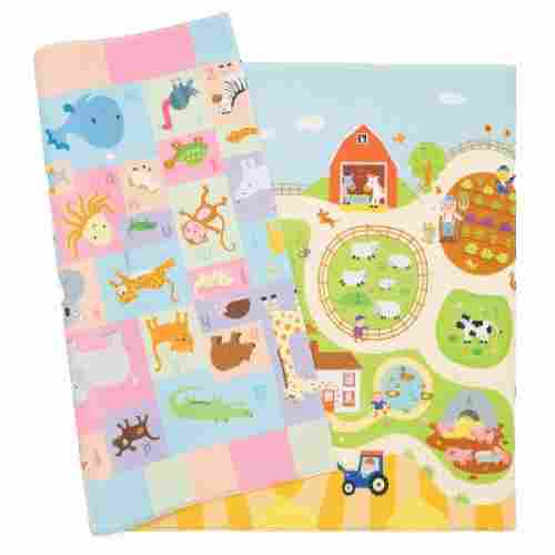 baby care large busy farm baby playmat design