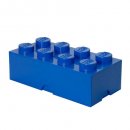 lego storage container brick 8 bright blue
