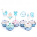 Quotidian Baby Shower Cupcake Toppers 