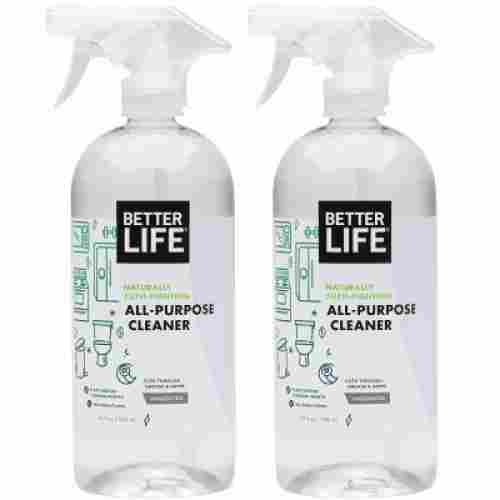 better life natural cleaning product bottles