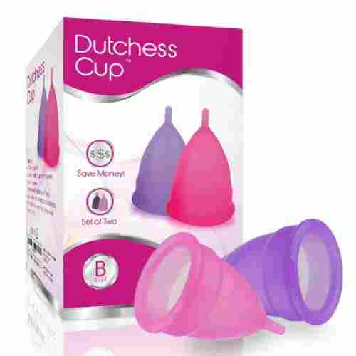 dutchess set of 2 menstrual cups pack