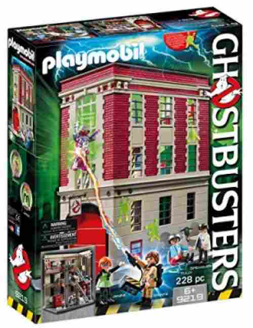 playmobil ghostbusters firehouse box