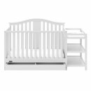 graco solano 4-in-1 crib with changing table design
