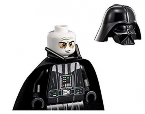 lego minifigures star wars darth vader mask off