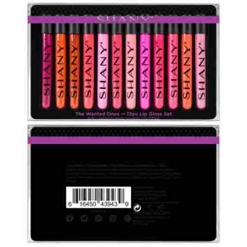 SHANY The Wanted Ones 12 Piece Lip Gloss Set