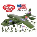 5. TimMee Plastic Army C130 Playset