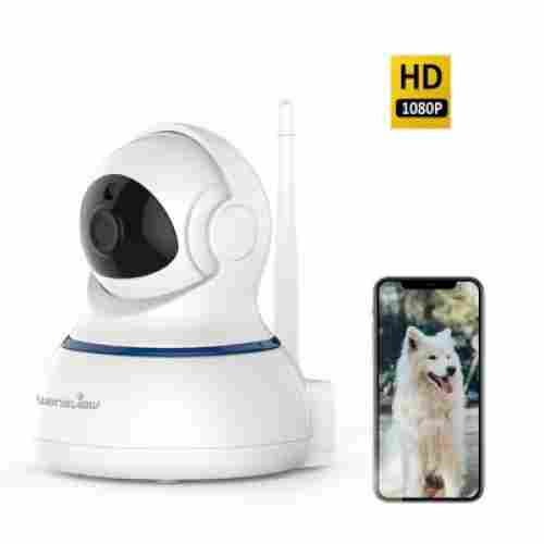 wansview wireless pet camera white