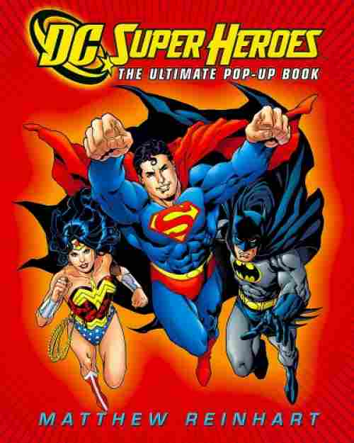 dc super heroes pop up book cover