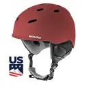 drift active ventilation kids ski helmet red