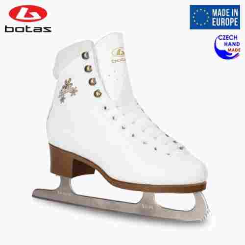 botas regina kids ice skates white