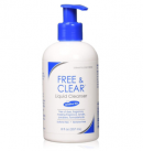 free and clear liquid face wash for teens bottle