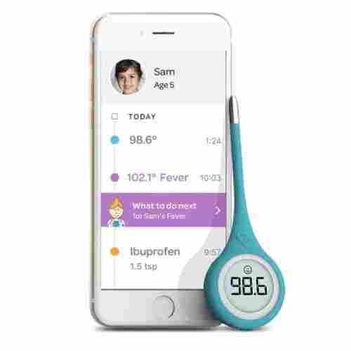 kinsa quickcare smart digital baby thermometer