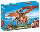 PLAYMOBIL Fishlegs + Meatlug how to train your dragon toys