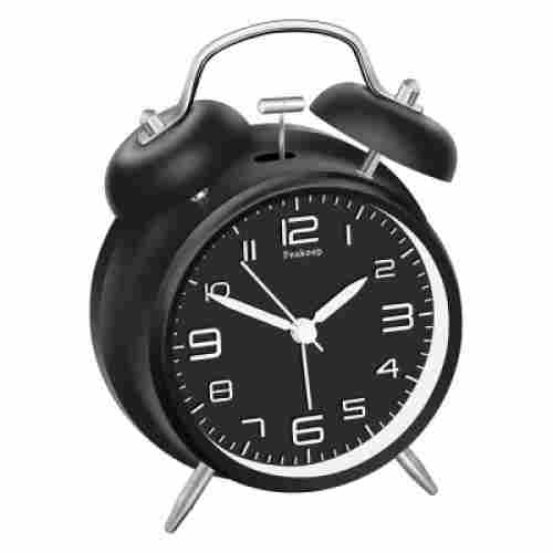 Peakeep 4 inches Twin Bell Alarm Clock