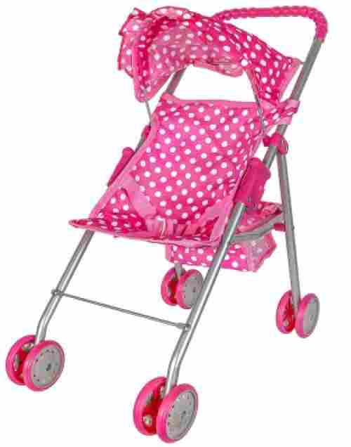 Precious Toys Pink & White Polka Dots