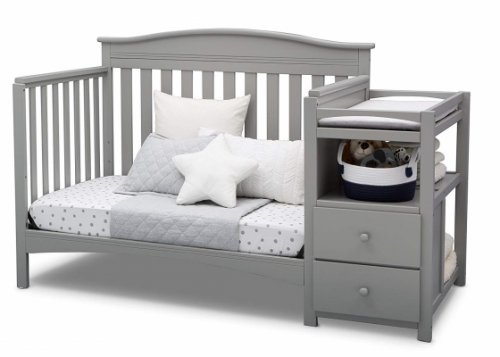 delta children birkley crib with changing table convertible