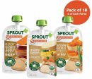 sprout baby food pouch organic