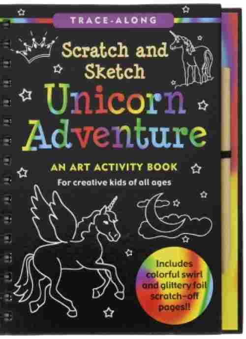 Unicorn Adventure Scratch and Sketch best activity book for kids