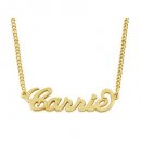Personalized Name Necklace 18k Gold