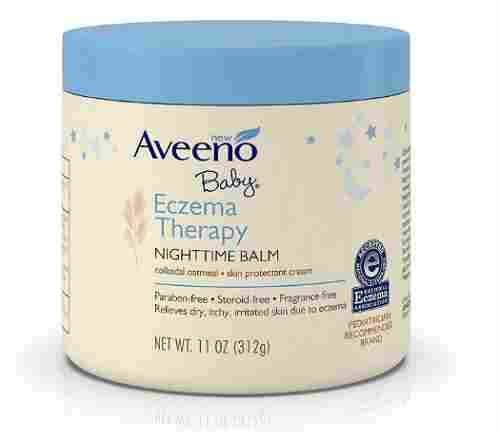 aveeno therapy nighttime baby lotion balm