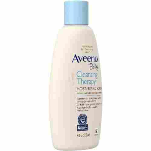 aveeno therapy soothing 5 ct. pack of 2 baby wash for eczema display