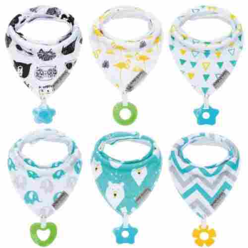 Baby Bandana Drool Bibs and Teething Toys