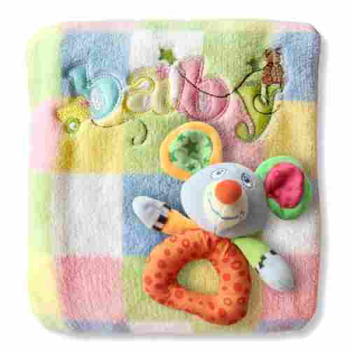 Blanket and Rattle Gift Set by BubbyBabies