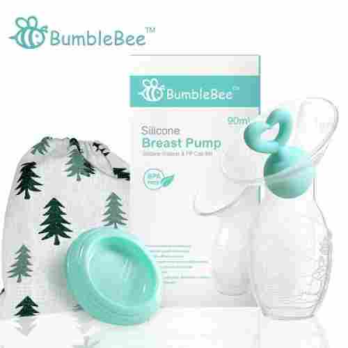 Bumblebee 100% Food Grade Silicone Manual breast pump full display