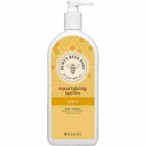 burt's bees nourishing baby lotion bottle