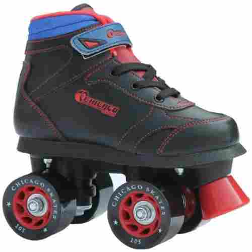 chicago boys sidewalk roller skates for kids black