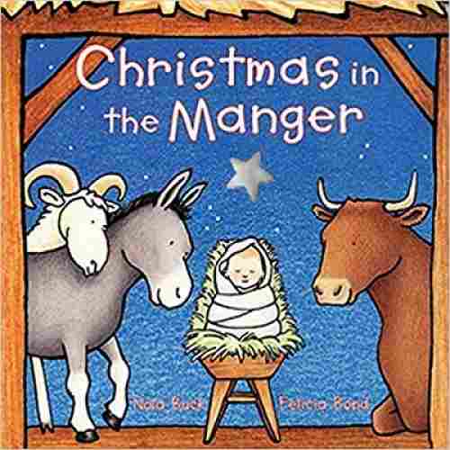 christmas in the manger christmas book cover
