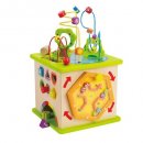 country critters wooden activity cube