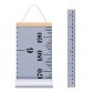 EHZNZIE Canvas Ruler with Wood Frame