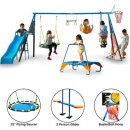 FITNESS REALITY KIDS ‘The Ultimate’ 8 Station outdoor playset