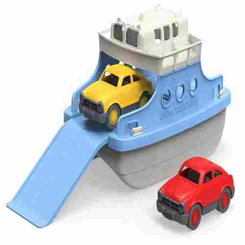 green toys ferry boat toy cars